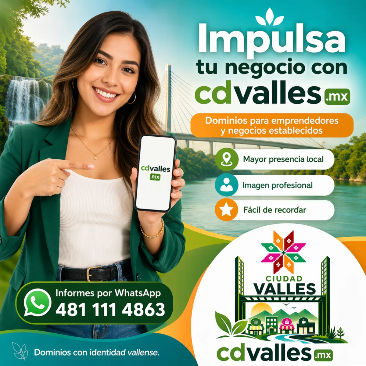Promoción de presencia digital con cdvalles.mx